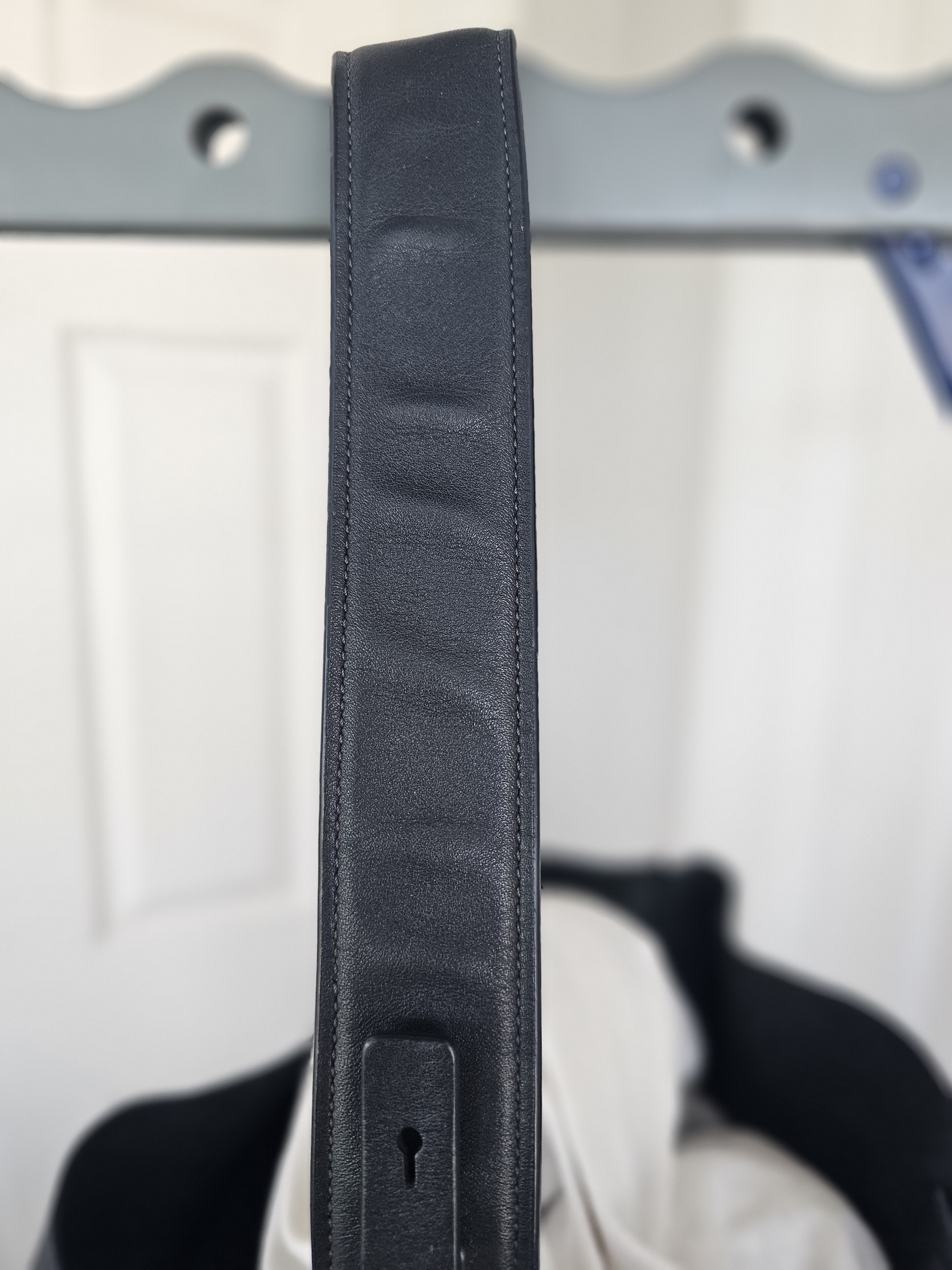 Navy Blue Leather All Saints Tote Bag — image 6 of 8